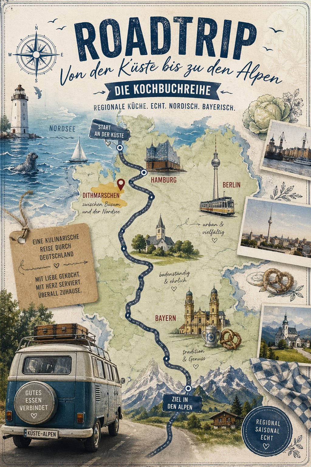 Olli's Recipes Roadtrip – Von der Küste bis zu den Alpen